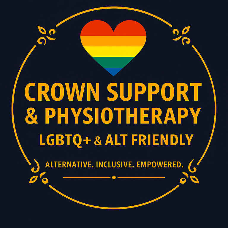 Crown Support & Physiotherapy. LGBTQ+ and Alt friendly.